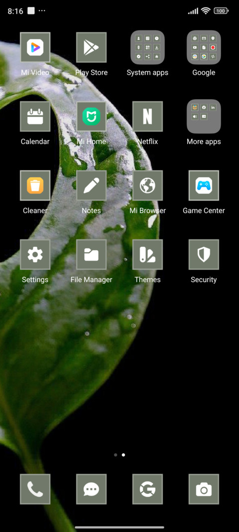 Leaf screenshot