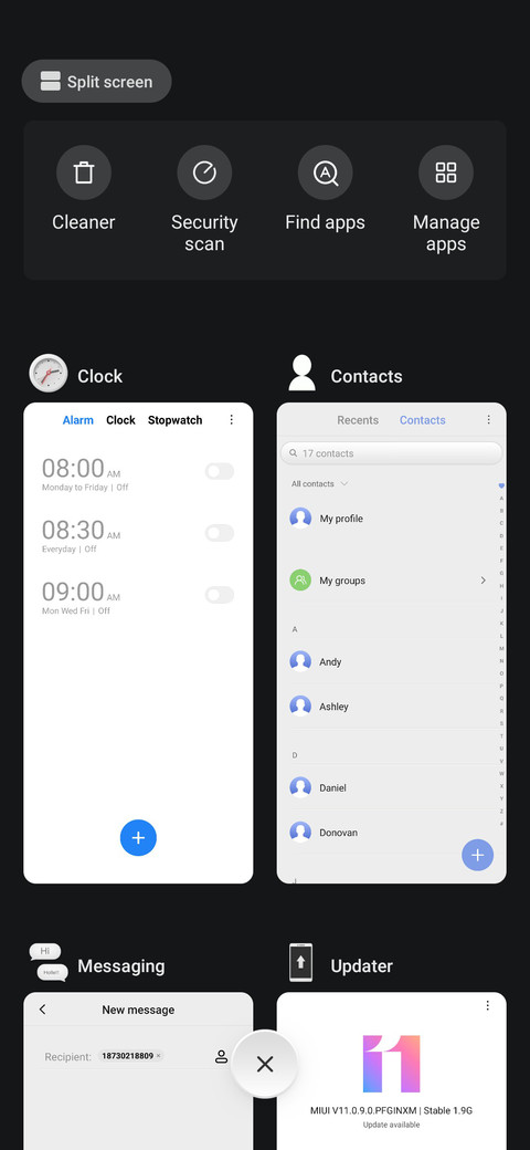 Dark White screenshot