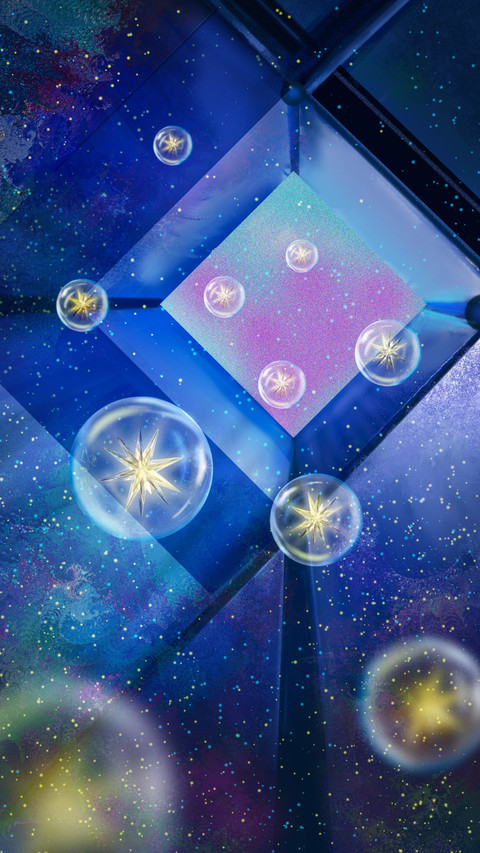 The bubbles and stars are about to fly out screenshot