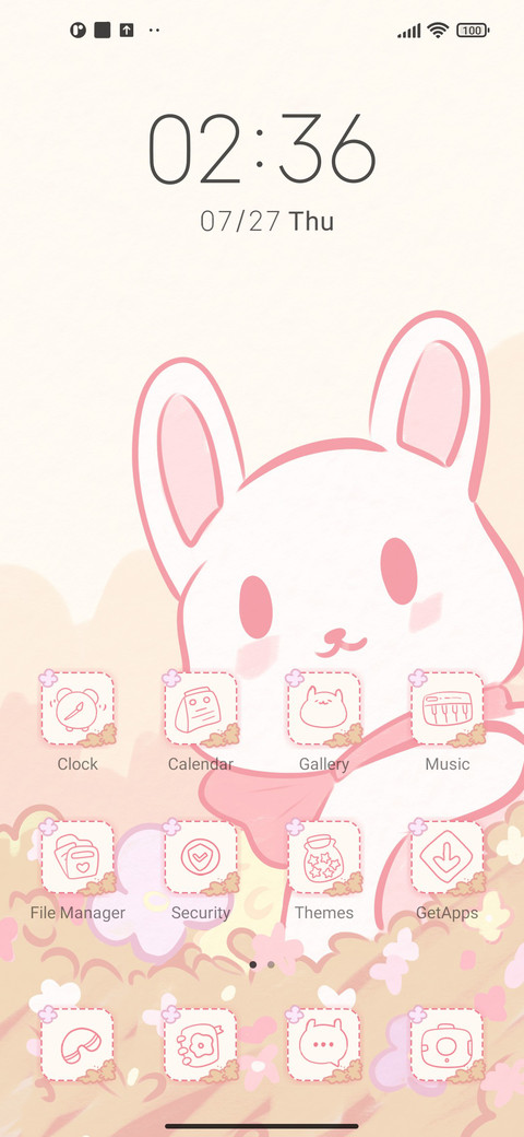 Rabbit Pink Garden screenshot