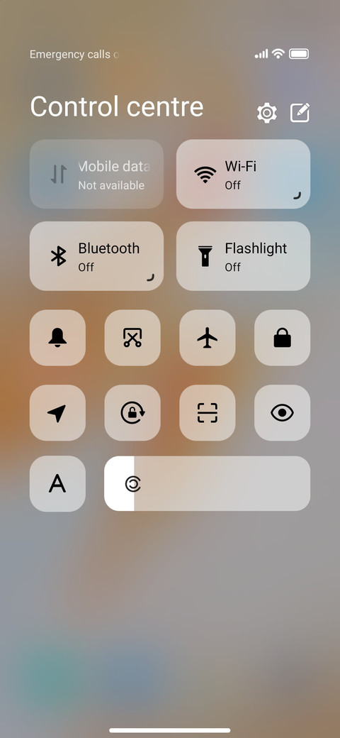 White SQUARE MIUI screenshot