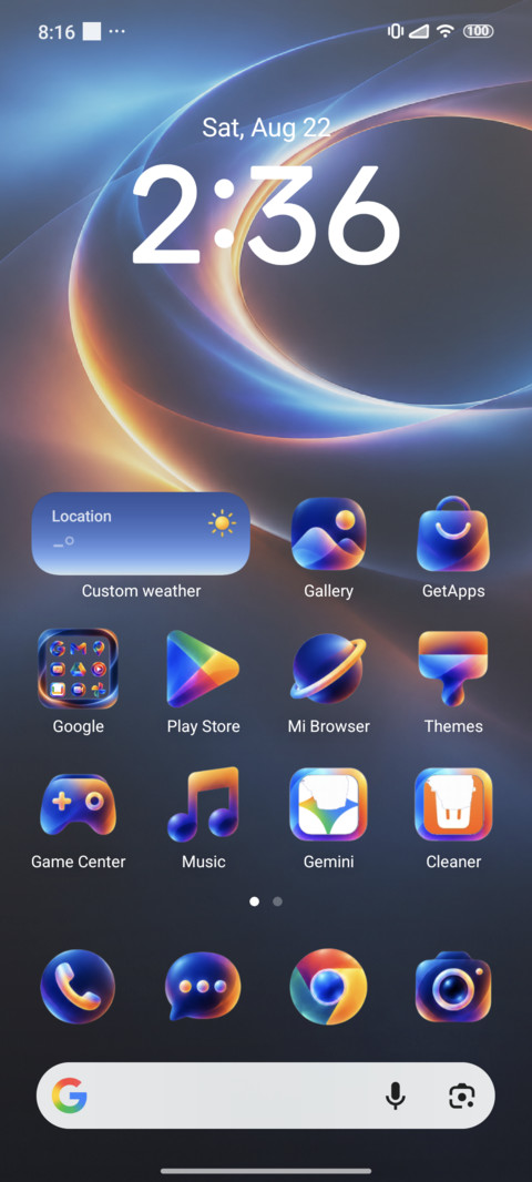 Vortex Light Wave screenshot