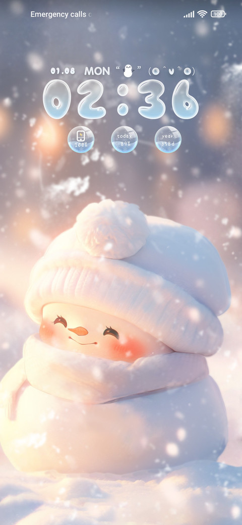 Cute Snowman screenshot