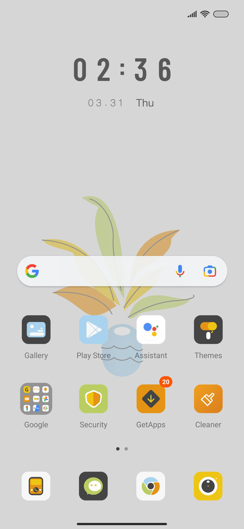 early green screenshot