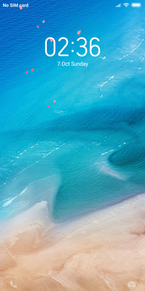 Blue sea screenshot