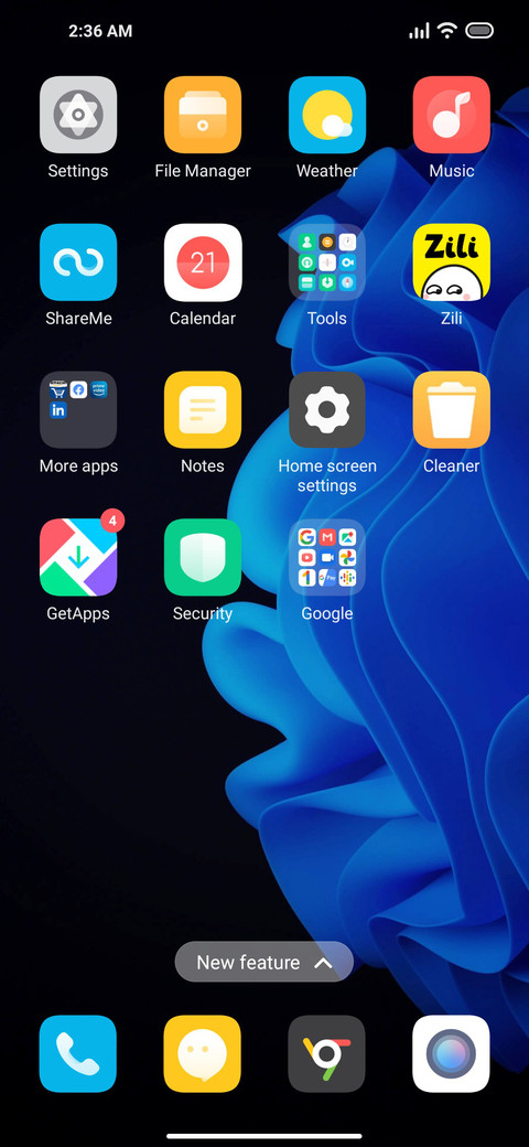 Pure OS screenshot
