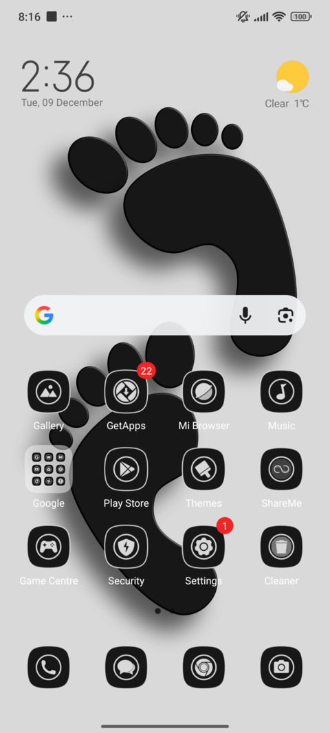footprint screenshot
