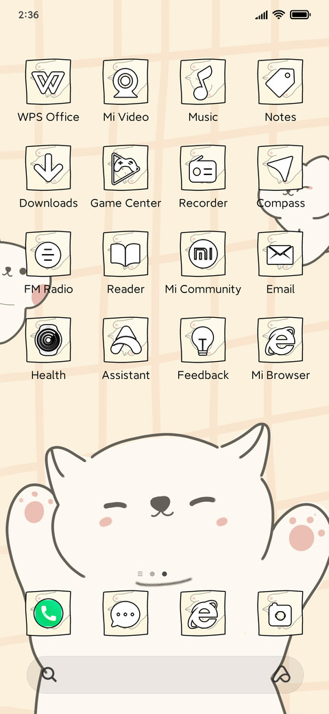 Lazy cat screenshot