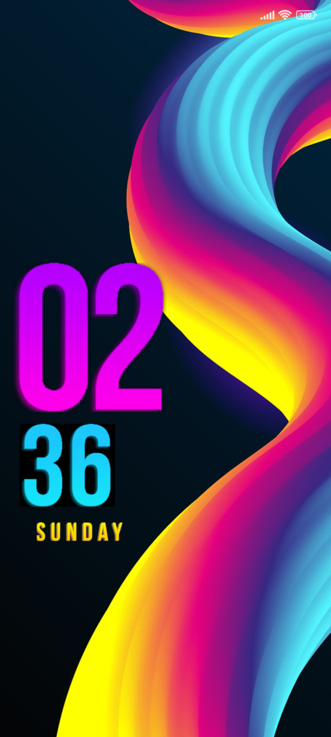 neon colorful screenshot