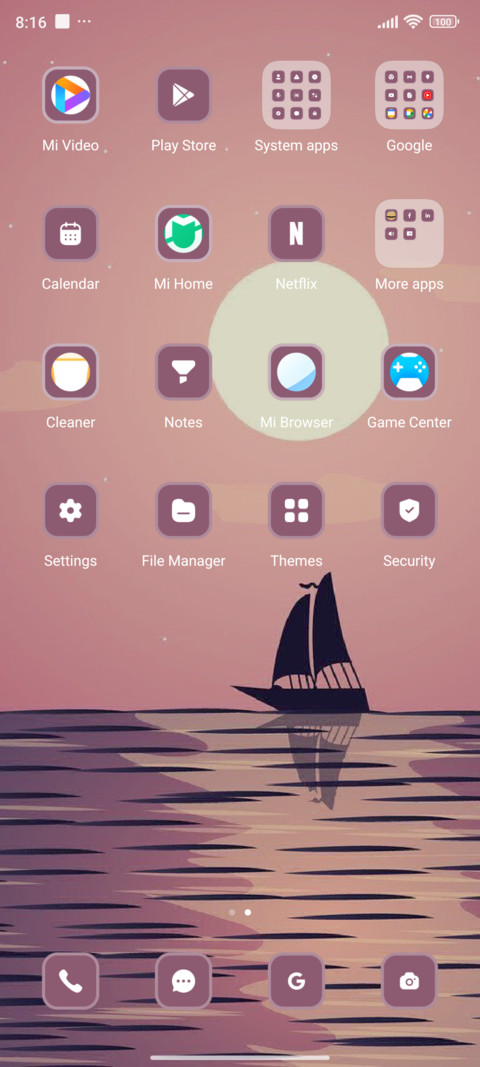 Sea screenshot