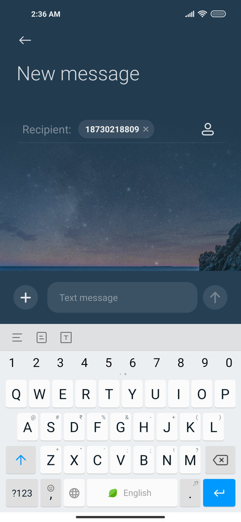 night sky screenshot