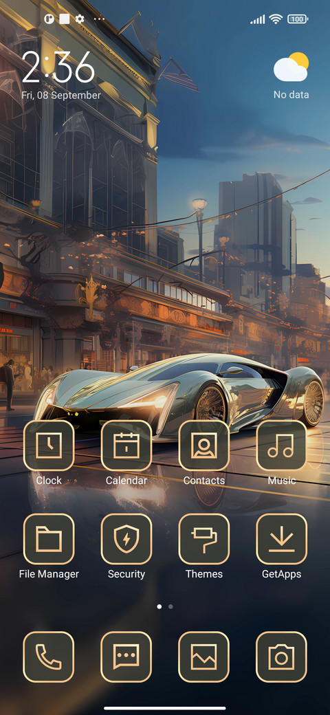Golden Automobile screenshot