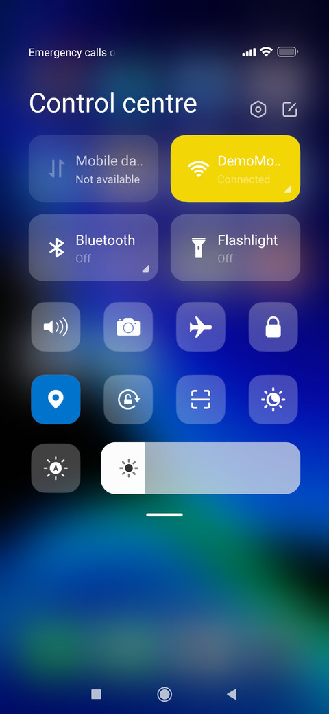 Special iOS screenshot