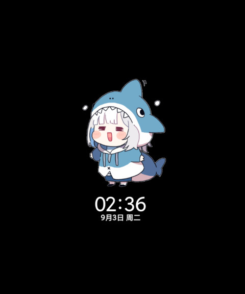 鲨鱼萌妹 奶油组件 screenshot