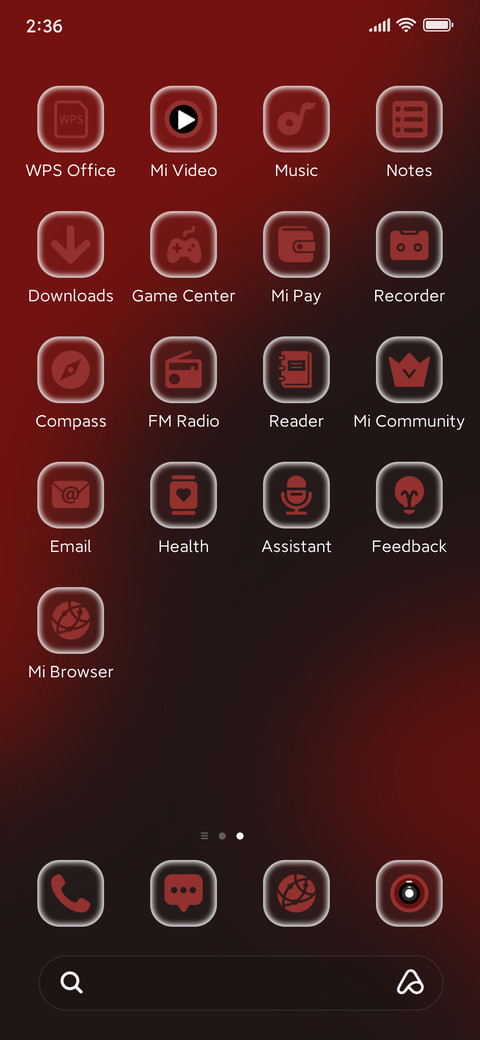 Red Black Hue screenshot