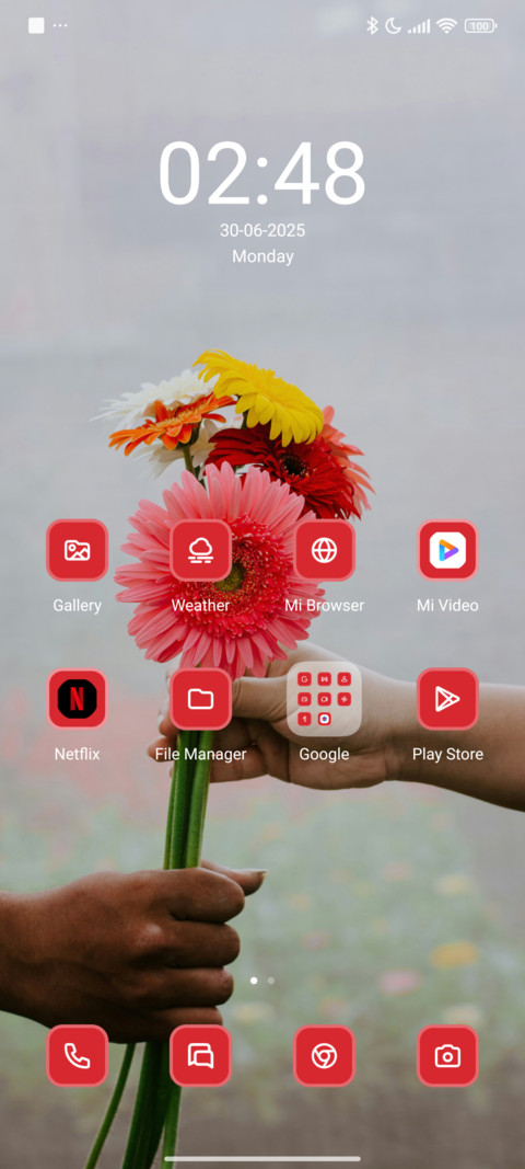 Floral screenshot