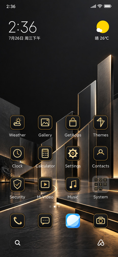 Executive Black screenshot