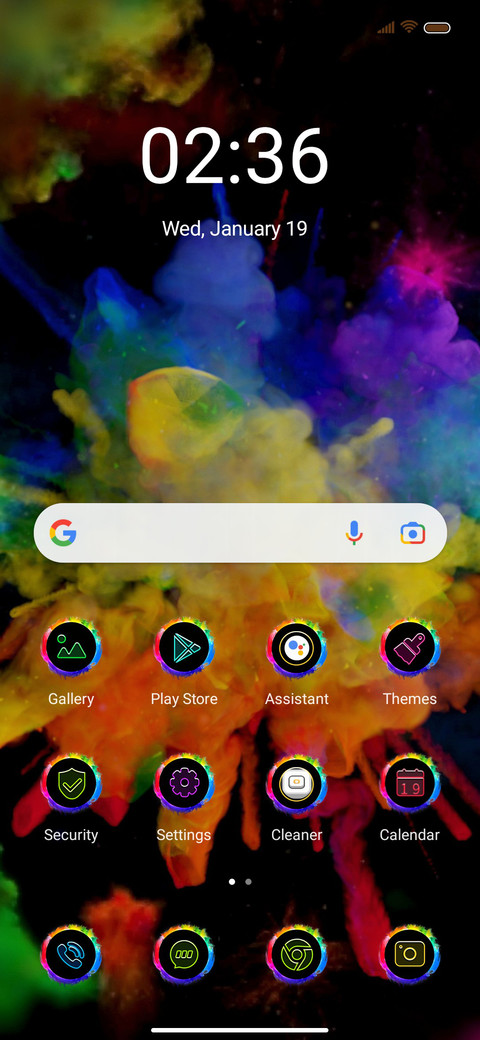 Pigment smoke screenshot