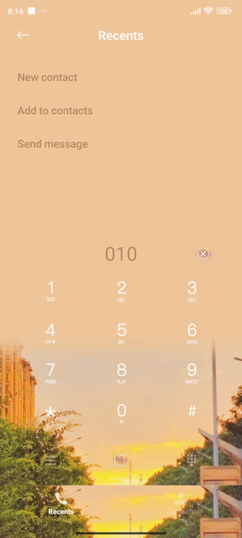 Orange dusk screenshot