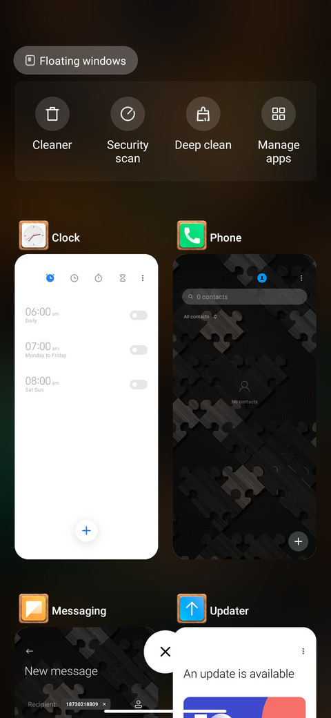 Wood grain puzzle screenshot