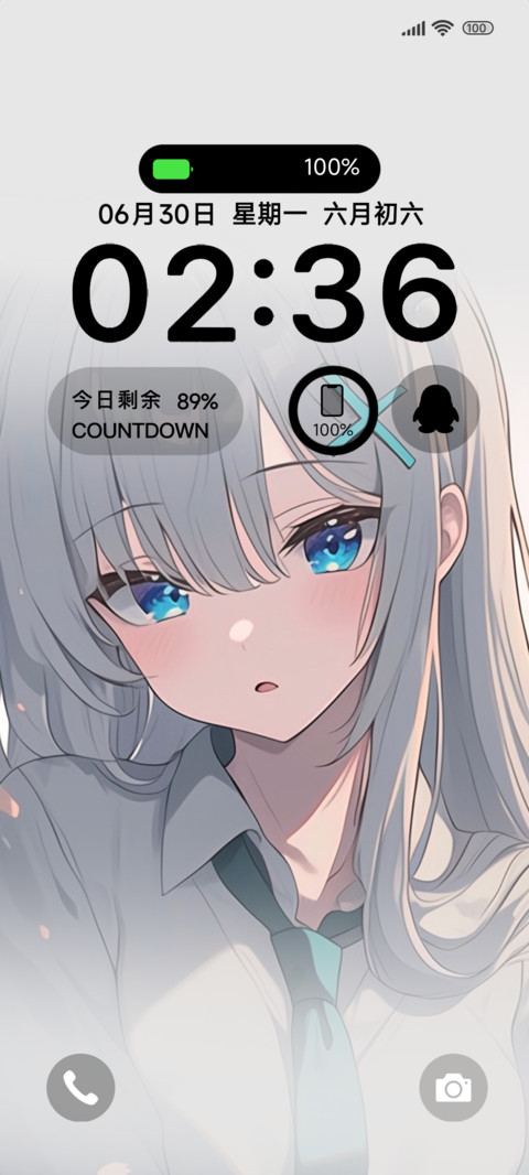 二次元灰发魔女 screenshot