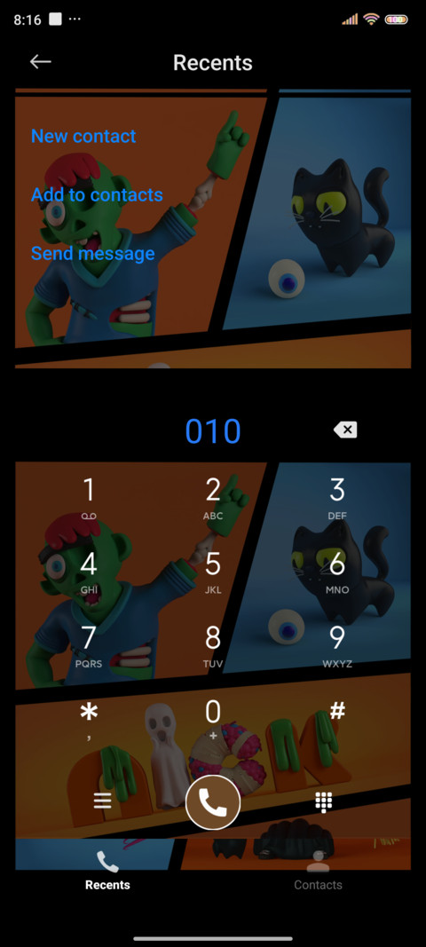 Halloween party screenshot