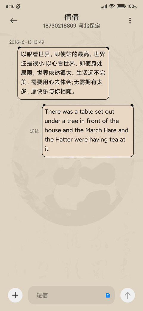 新中式国风熊猫动态 screenshot