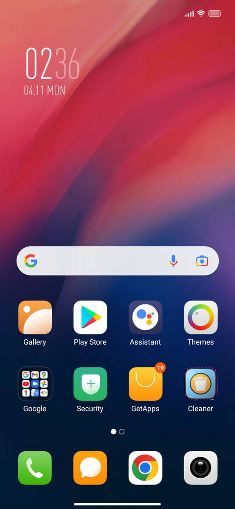 Redmi UI screenshot