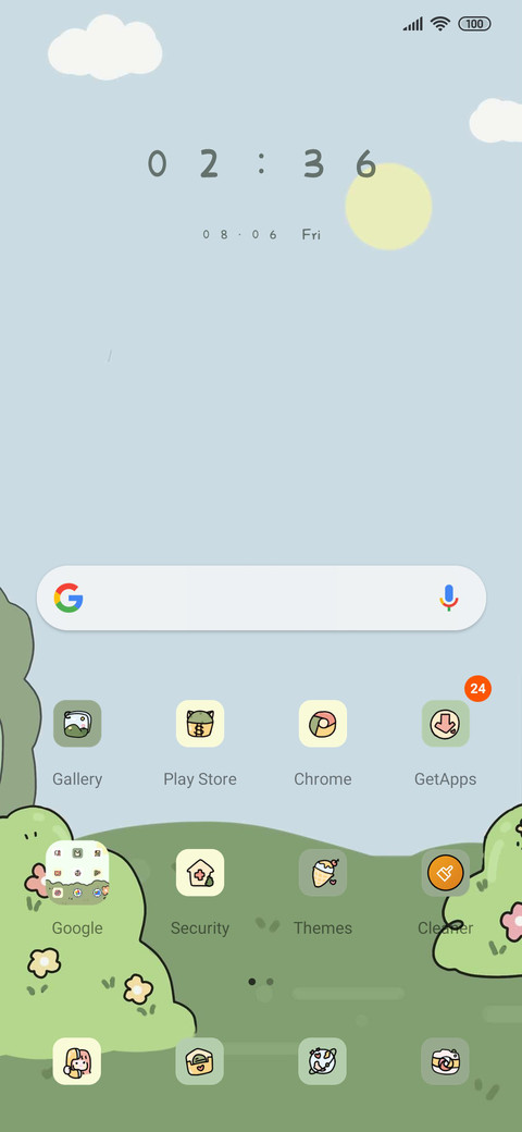 Hello life widget screenshot