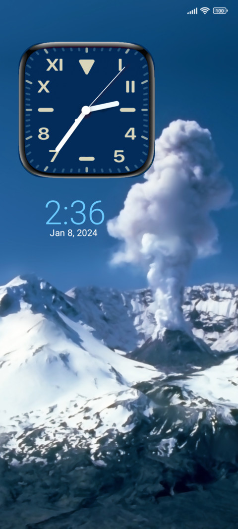 volcano snow screenshot