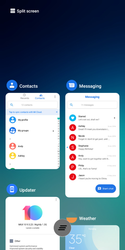 X Android 10 Q_DWM19 screenshot