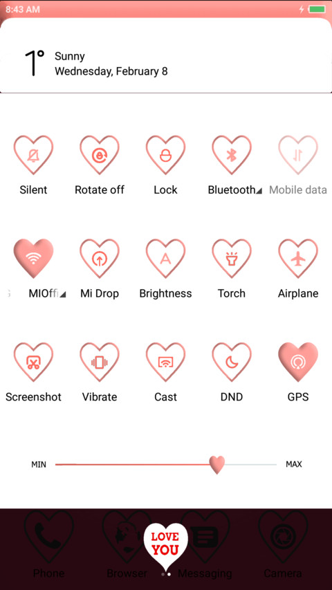 Minimal ui  love  screenshot