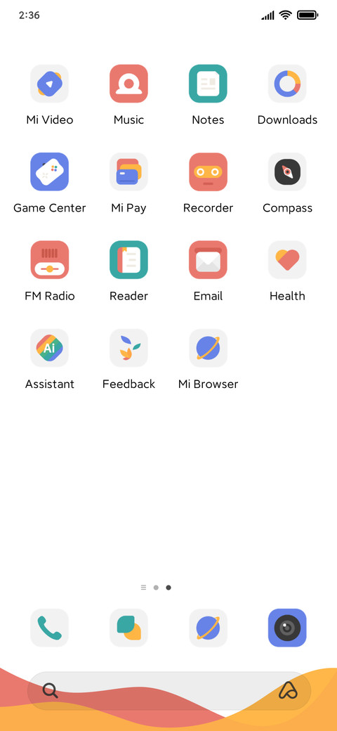 Simple color screenshot