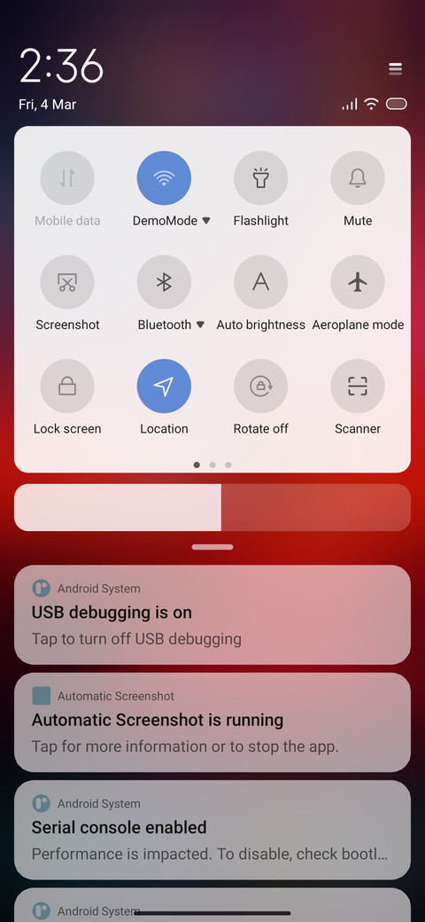 Minimal Sun red 12 screenshot
