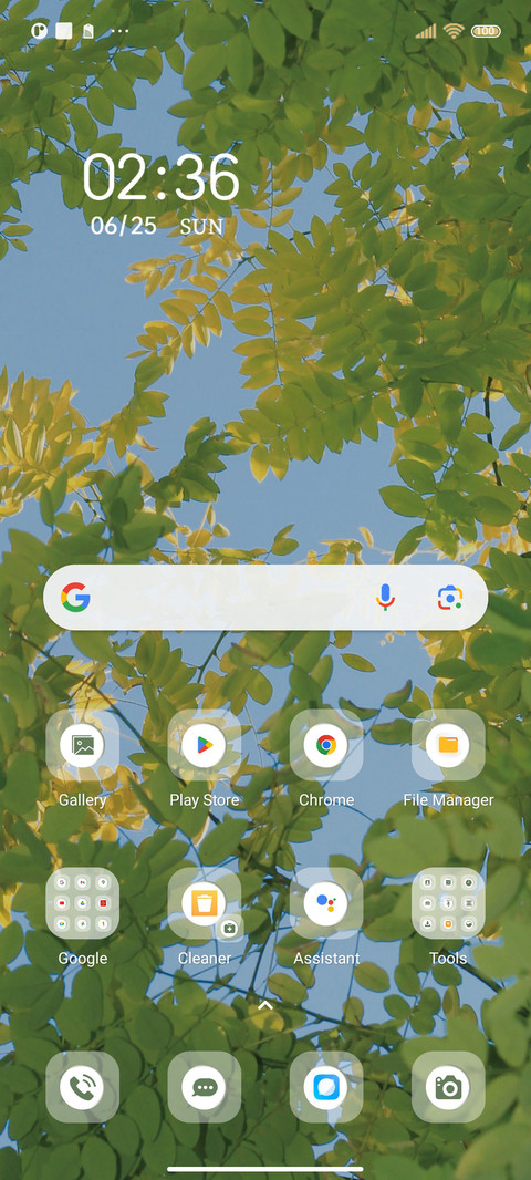 Greenness screenshot