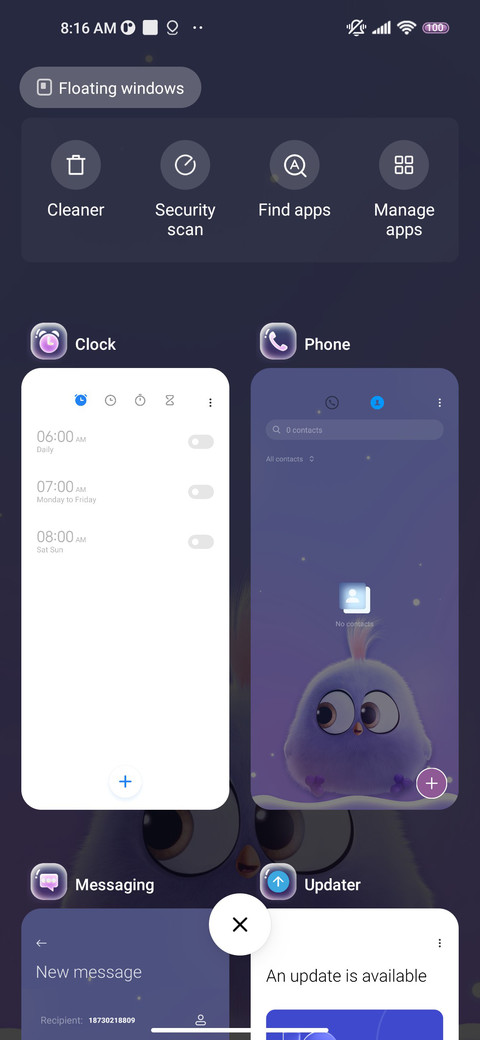 Angry Birds Purple screenshot