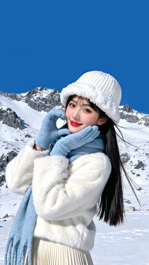 冬季蓝调穿搭术 screenshot