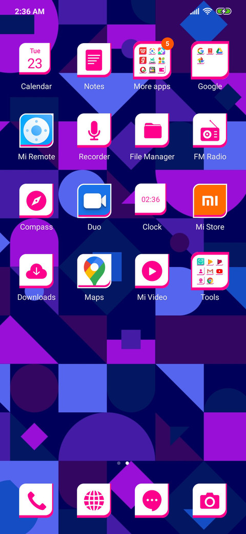 Abstract Mosaic - Dark_3MDS screenshot