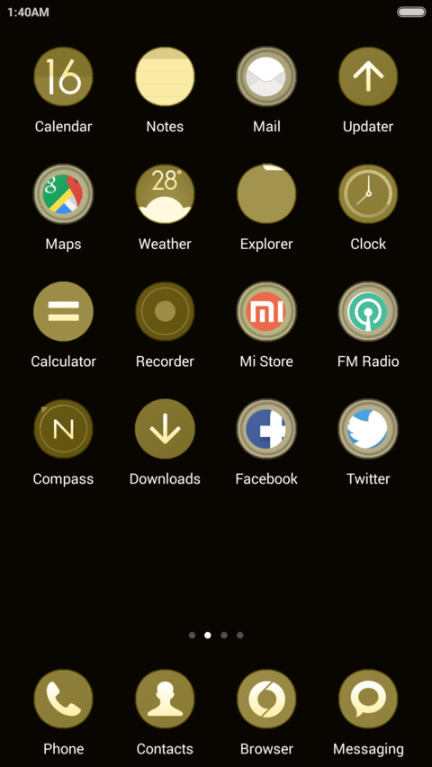  IN Gold Mosaic screenshot