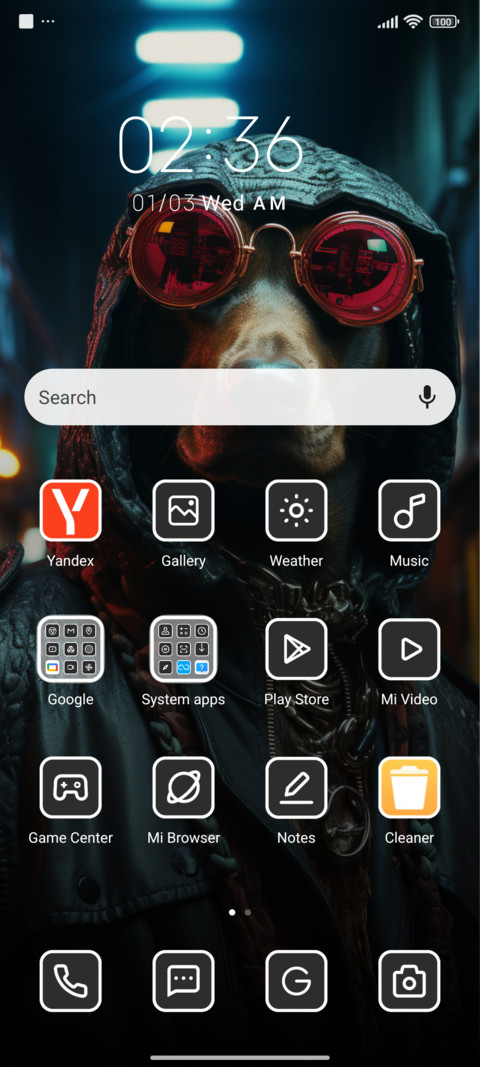 hacker dog screenshot