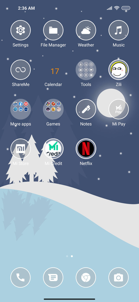 Snowfall Night screenshot