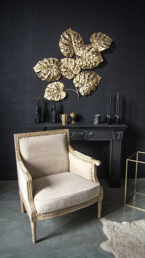 Super advanced black gold home decoration design screenshot