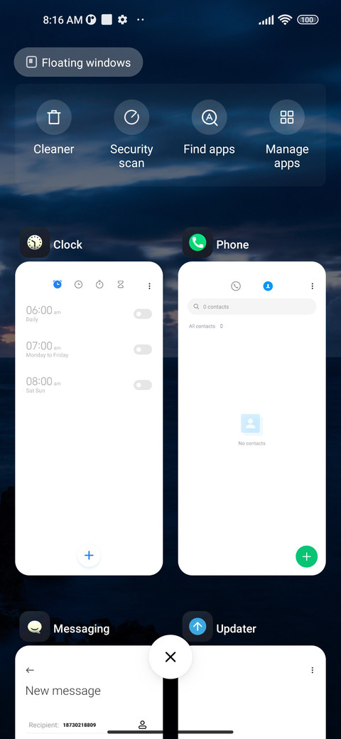 Sunrise screenshot
