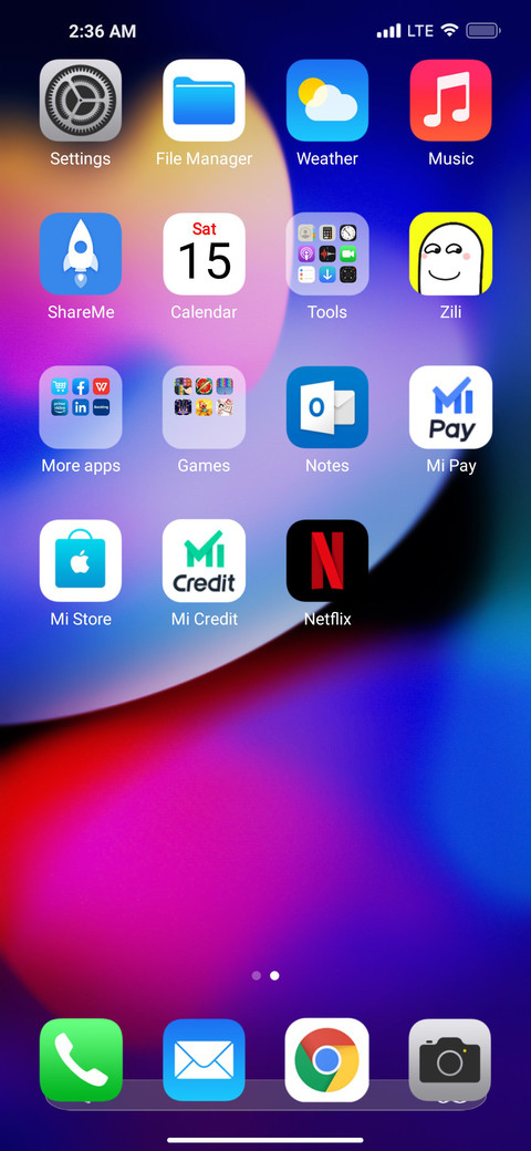 Android G screenshot