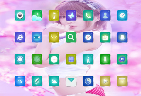  动态  韩国美女 许允美 好评返现 screenshot