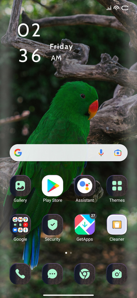Parrot screenshot
