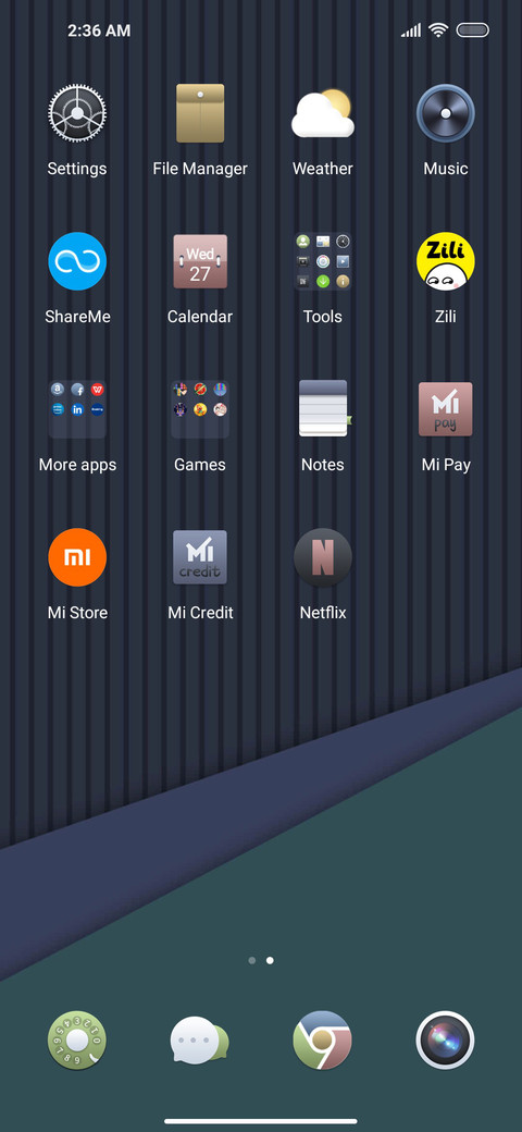 Widget grayscale screenshot