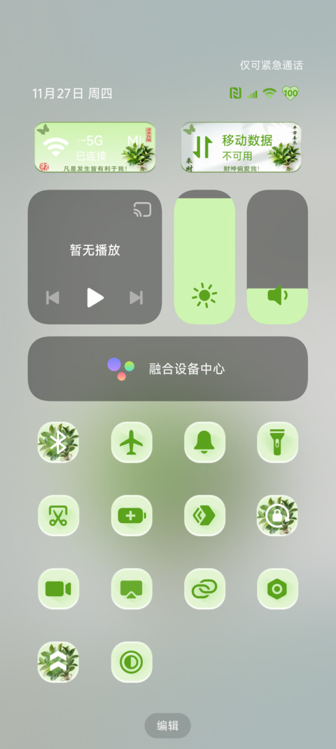 柚子叶壁纸 screenshot