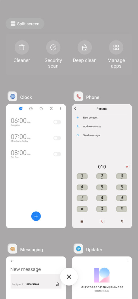 white screenshot