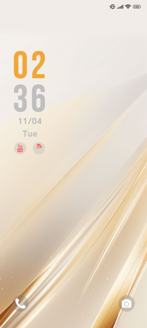 Gold Silk Glow screenshot